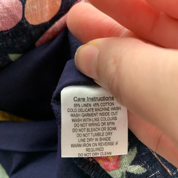 Princess Highway Retro Reboot Fruit Jumpsuit Teacher Linen Womens Size 12 AU 8US - Picture 16 of 16